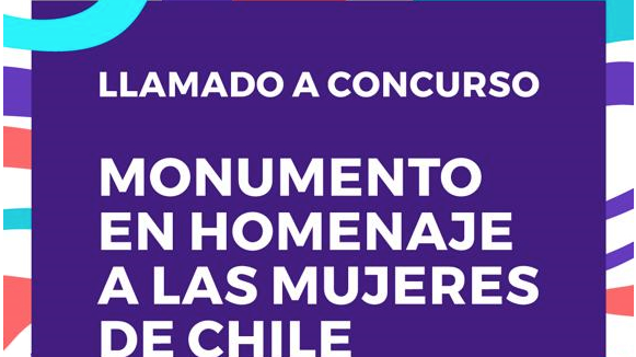 Convocatoria concurso Concurso "Monumento en Homenaje a las Mujeres de Chile", 2021.