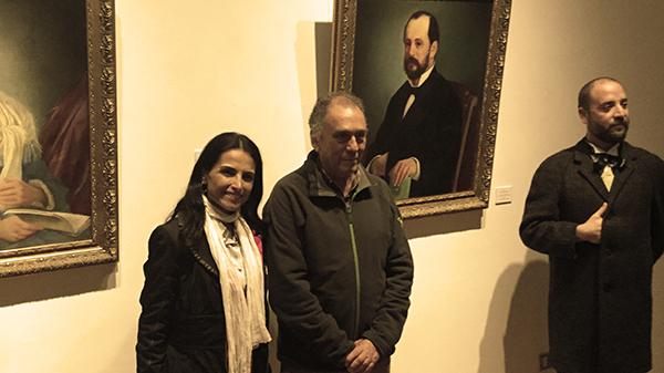 Evento de donación de los retratos de Pedro Pablo Muñoz y Rosaura Cortés Monroy al Museo Histórico Regional Gabriel González Videla.