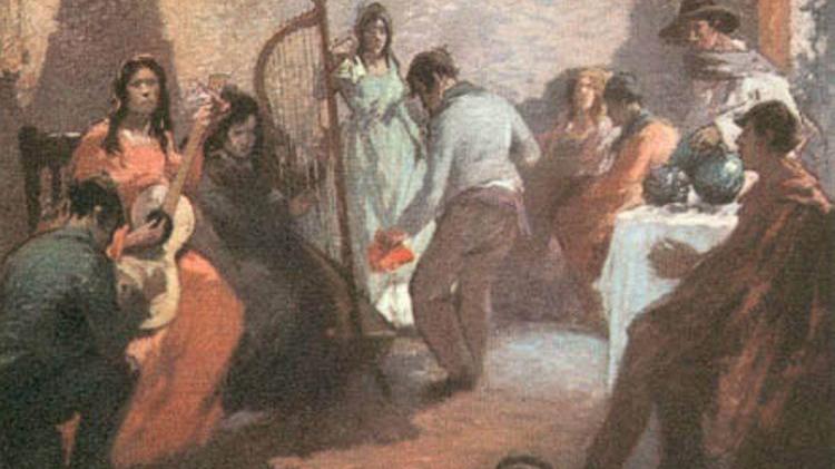 La cueca. Memoria Chilena