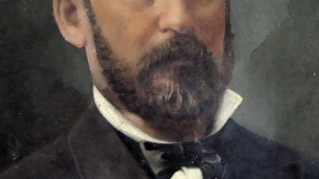 Retrato de Pedro Pablo Muñoz Godoy de 1882 Retrato al óleo de Pedro Pablo Muñoz Godoy, pintado por José María Bravo. Obra restaurada por el Centro Nacional de Restauración y Conservación del Servicio Nacional del Patrimonio Cultural.