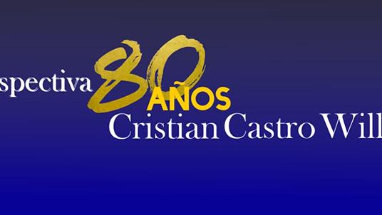 Exposición de pintura "Retrospectiva 80 años Cristian Castro Wilmen" en el Museo Histórico Gabriel González Videla de La Serena, en julio de 2019.