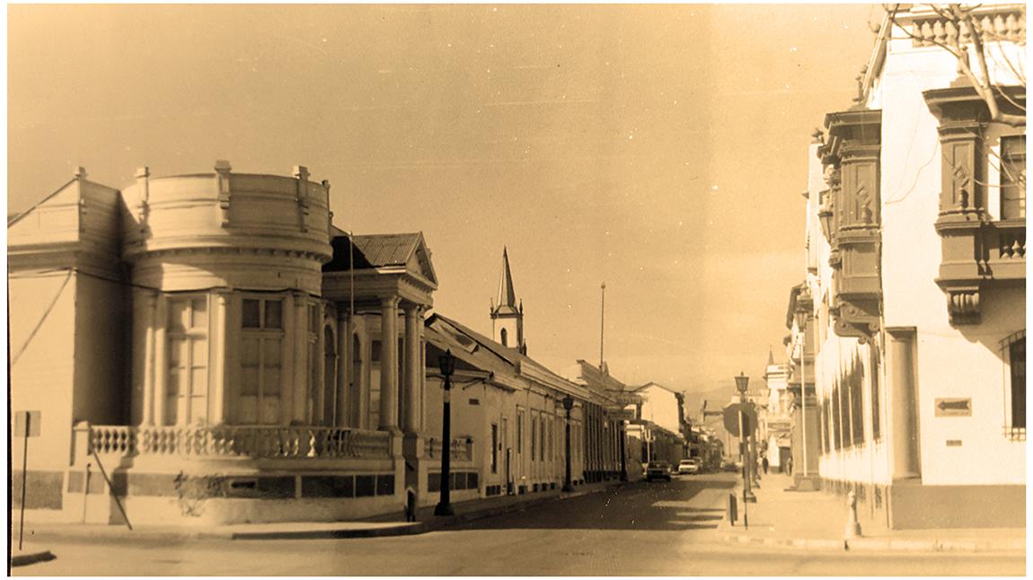 Calles Prat y Carrera. La Serena