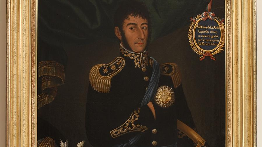Retrato de José de San Martín realizado por Gil de Castro 
