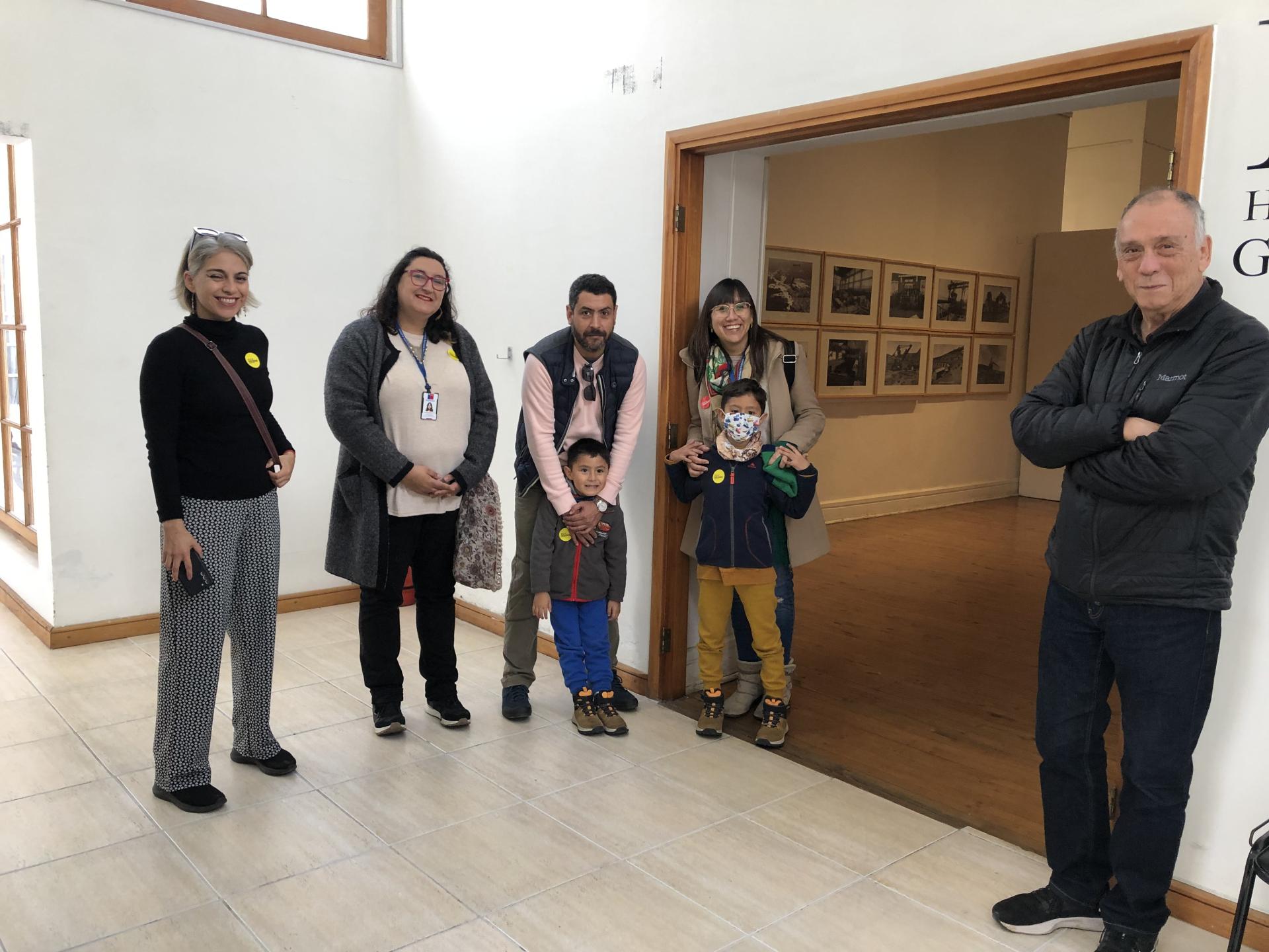 Autoridades de cultura recorriendo el Museo Histórico de La Serena en el Día de los Patrimonios