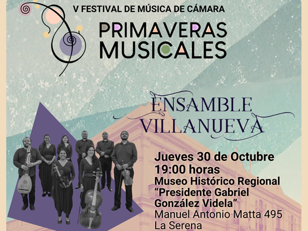 Festival de Música de Cámara Afiche concierto