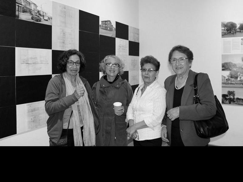 Amigas del museo en la inauguración de la exposición del Plan Serena