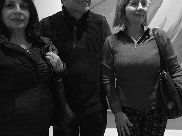 Jorge Martínez junto Susana Rigollet y María Cecilia Moncada