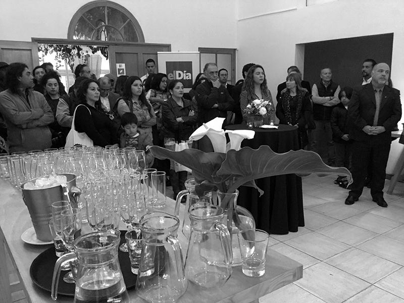 Inaugurando la exposición &amp;quot;Gabriela Mistral Imagen de Vida&amp;quot; en La Serena.