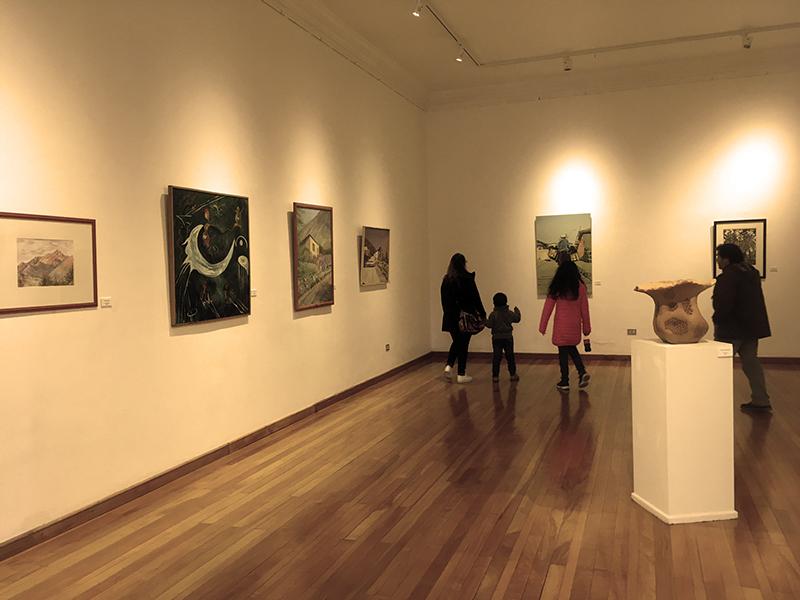 "Salón de Julio" en las salas de Exposiciones Temporales del museo