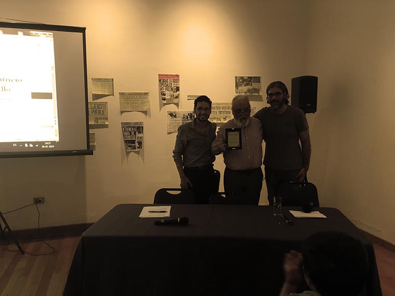 Reconocimiento a Patricio Cerda en jornada de historia en La Serena.