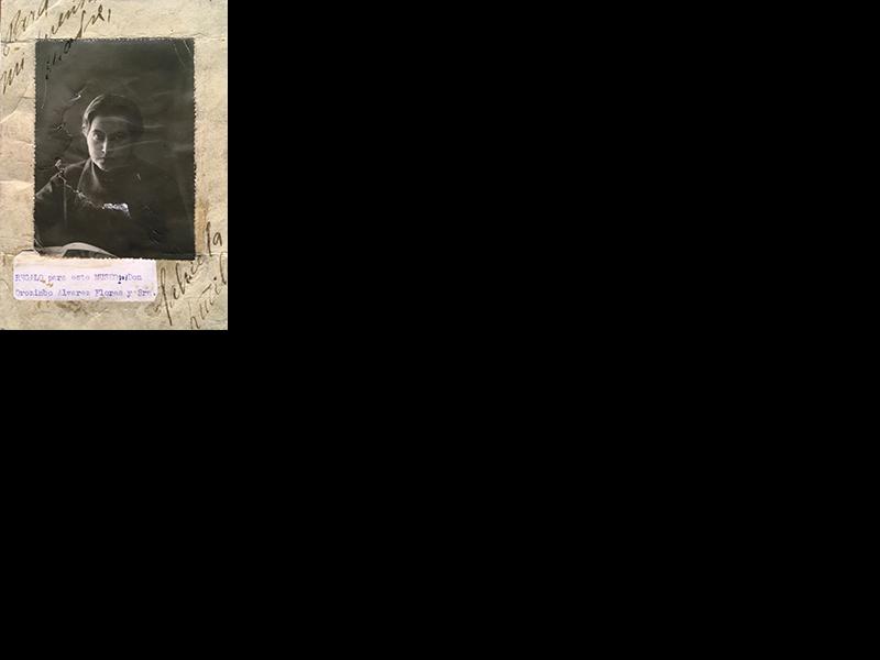 Retrato de Gabriela Mistral exhibida en &amp;quot;Gabriela Mistral Imagen de Vida&amp;quot;.