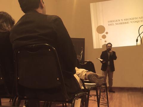 Presentación de Joel Avilez en encuentro de historia.