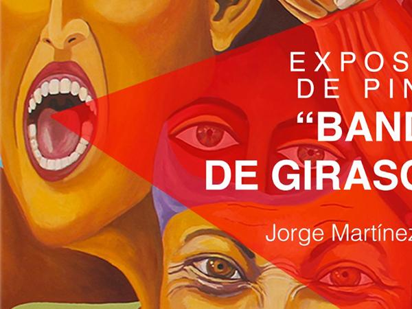 Afiche de la exposición &amp;quot;Bandada de Girasoles&amp;quot;