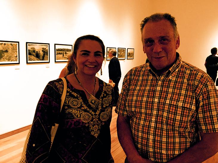 Liliana Yañez y Rodrigo Iribarren en la inauguración de &amp;quot;La Reforma Inacabada&amp;quot;