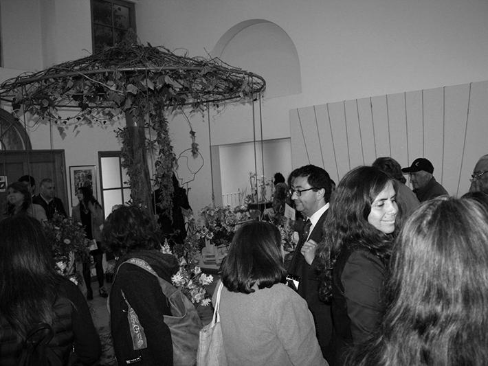 Asistentes en la exposición del Club de Jardines de La Serena.