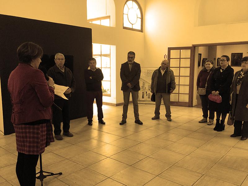 Inaugurando &amp;quot;La Danza de las Ninfas&amp;quot; en el Museo Histórico Gabriel González Videla