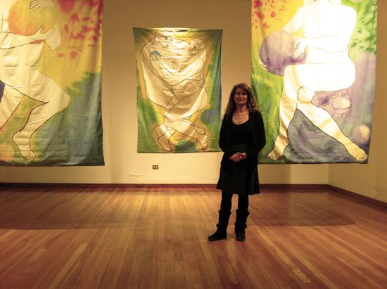 La artista Drina Sfeir presenta un conjunto de obras en el Museo Histórico Regional Gabriel González Videla.