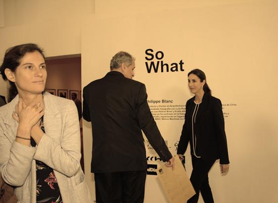 Exposición fotográfica "So what" de Philippe Blanc instalada en el Museo Histórico Gabriel González Videla en el mes de diciembre 2018.