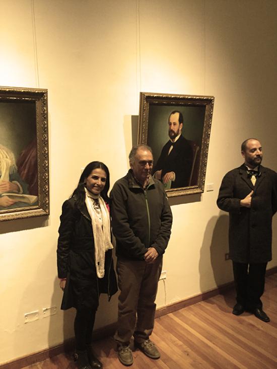 Evento de donación de los retratos de Pedro Pablo Muñoz y Rosaura Cortés Monroy al Museo Histórico Regional Gabriel González Videla.