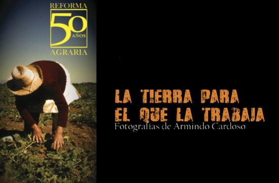 Exposición "La Tierra para el que la Trabaja, fotografías de Armindo Cardoso" en el Museo Histórico Gabriel González Videla.