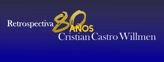 Exposición de pintura "Retrospectiva 80 años Cristian Castro Wilmen" en el Museo Histórico Gabriel González Videla de La Serena, en julio de 2019.