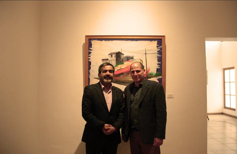 Robinson Hernández en la exposición &quot;Simbiosis Urbanas&quot;