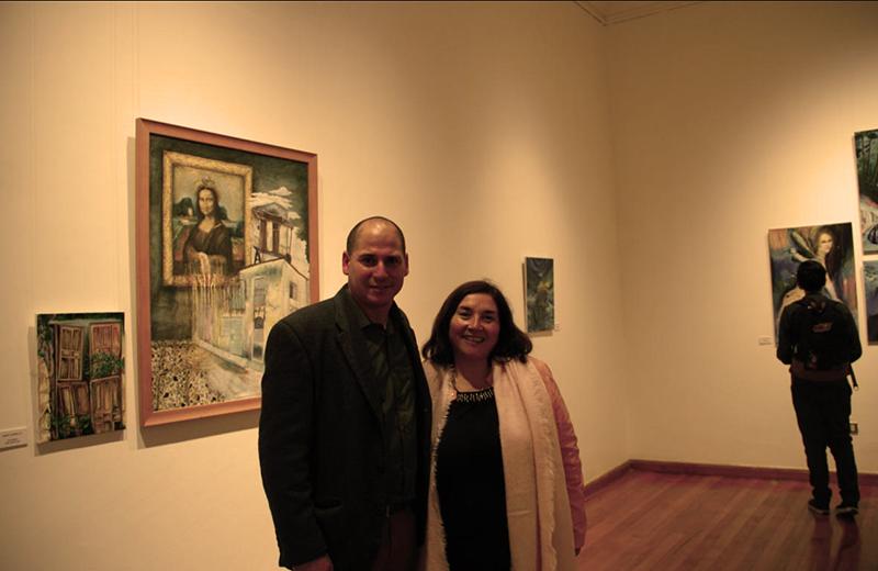 Lucía Bolados en la inauguración &quot;Simbiosis Urbanas&quot;.