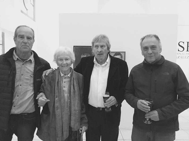 Cristian Castro Willmen junto a Juanita Muñoz, Daniel Warner y Rodrigo Iribarren