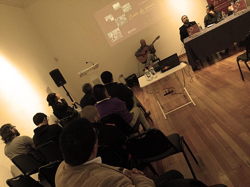 Melington Collao en presentación de &quot;Caleta Los Hornos. Imágenes, Memoria e Historia&quot;.