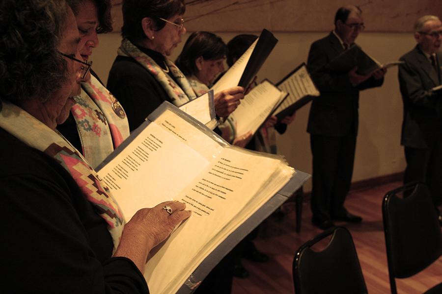 Partituras corales del Coro María Elena Carmona de La Serena.