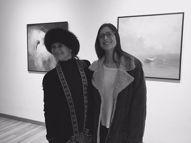 Público asistente a la exposición de Cristian Castro Willmen