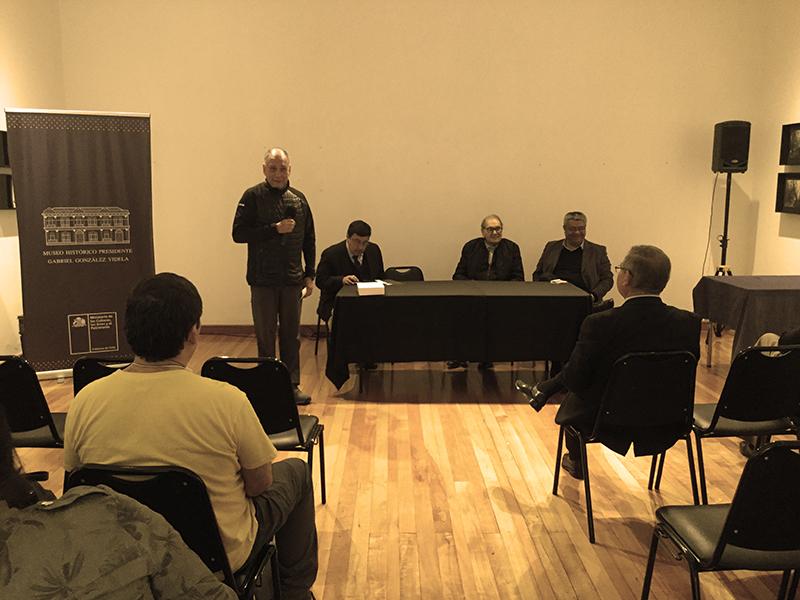 Panelistas Rodrigo Iribarren, Alejandro San Francisco, Jorge Pinto y Celso López.
