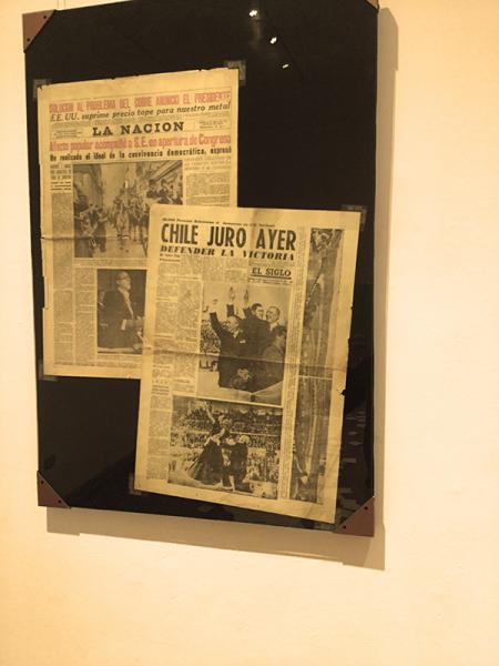 Prensa original de 1948 expuesto en seminario de historia en La Serena.