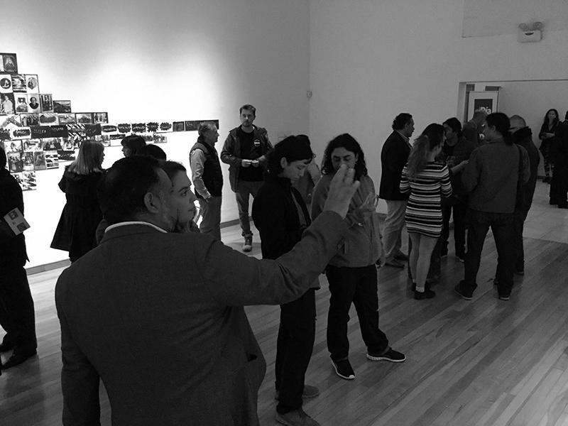 Público en la inauguración de &quot;Gabriela Mistral Imagen de Vida&quot; en La Serena.