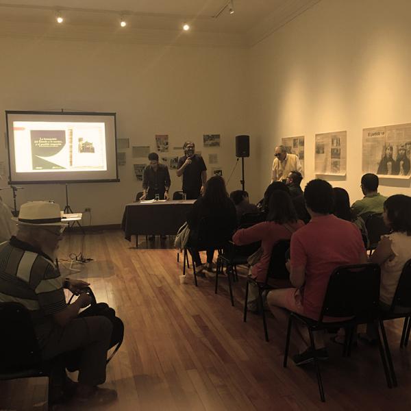 Reconocimiento a Jorge Pinto en jornada de historia.