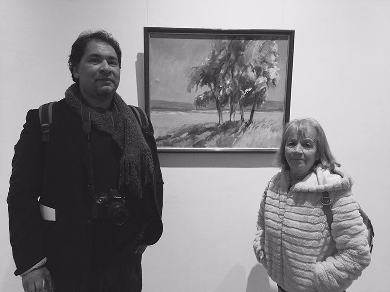 Los artistas Fernando Pizarro y Silvia Jeria