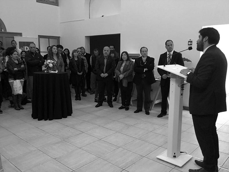 Javier Varas Campos, Seremi de Cultura de Coquimbo inaugurando &quot;Gabriela Mistral Imagen de Vida&quot;.