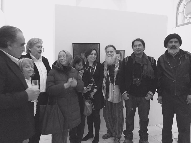 Grupo de artista junto a Cristian Castro Willmen