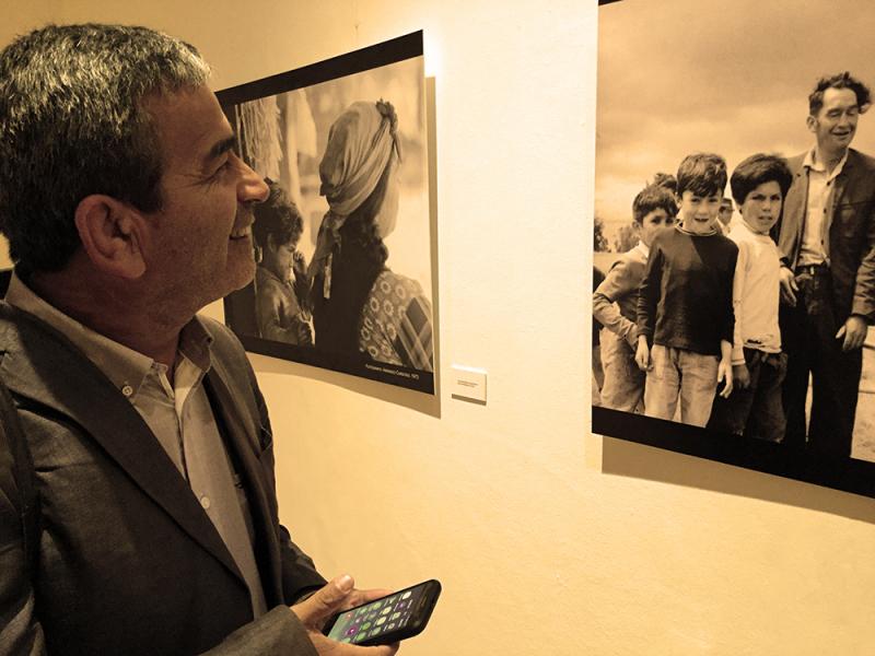 Robinson Hernández en el Museo Histórico Gabriel González Videla de La Serena.