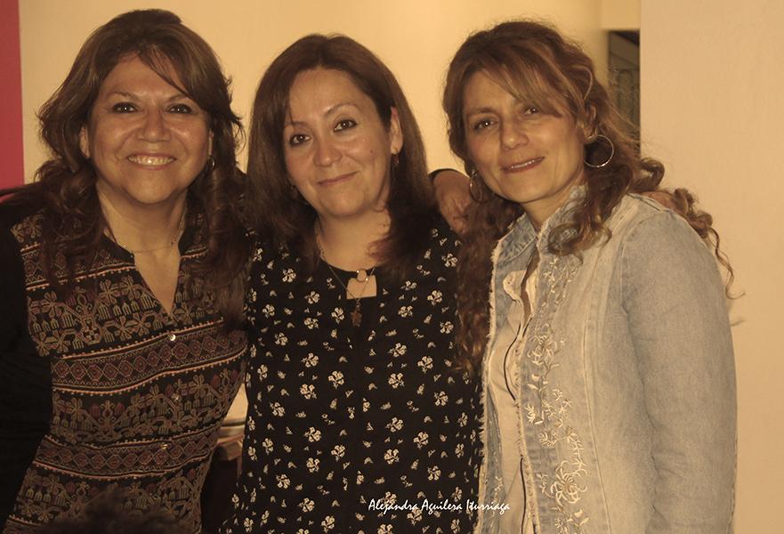 Alejandra Aguilera, Marjorie Saavedra y Marcela Dabed en el Museo Histórico Regional Gabriel González Videla.