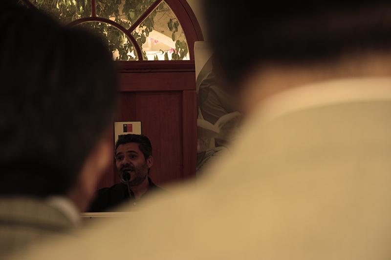 Inaugurando la exposición &quot;So what&quot;