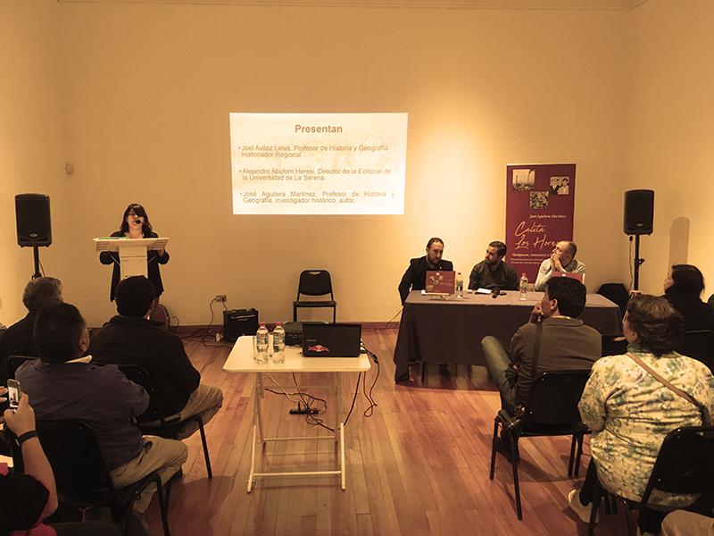 Presentación del libro &quot;Caleta Los Hornos...&quot; en La Serena.