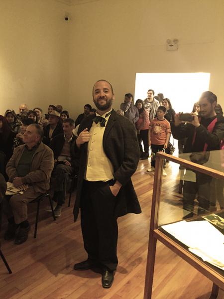 Actor representando a Pedro Pablo Muñoz Godoy.