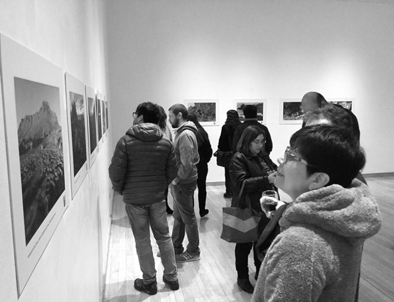 Asistentes a la inauguración de &quot;Habitantes Insulares&quot;