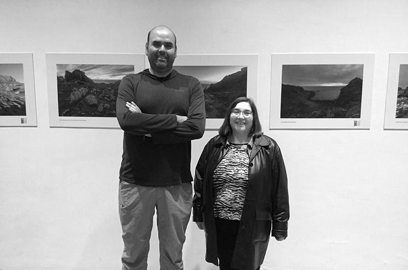 Fotógrafo Alberto Castex junto a Lucía Bolados