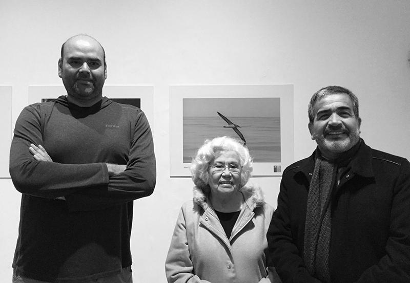 Alberto Castex, Susana Pacheco y Robinson Hernández en el Museo Histórico Gabriel González Videla