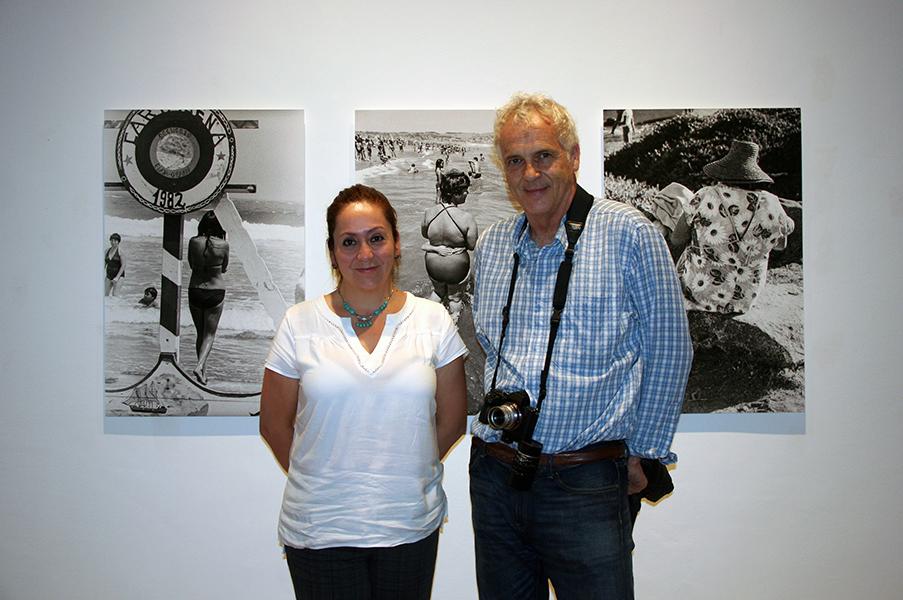 Luis Weinstein compartiendo en su exposición &quot;Lo Común&quot;