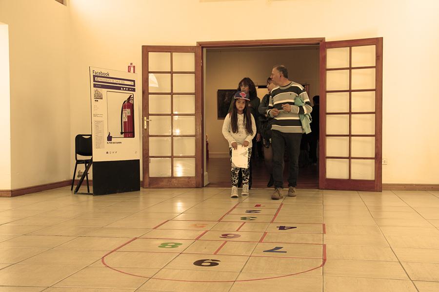 Visitantes del Museo Histórico Regional Gabriel González Videla.