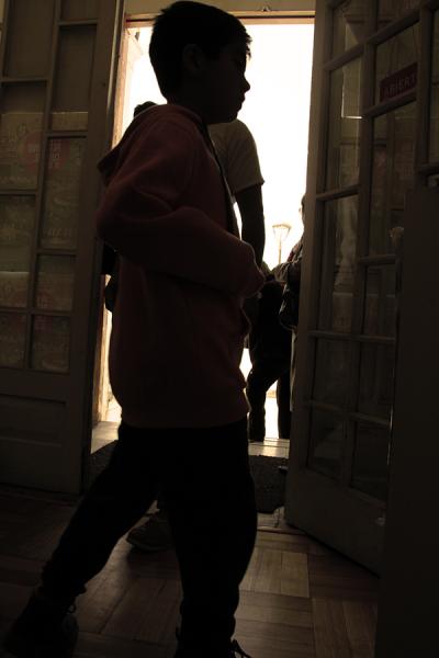 Visitantes del Museo Histórico Gabriel González Videla