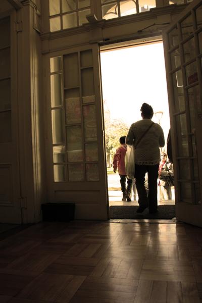 Visitantes del Museo Histórico Regional Gabriel González Videla.